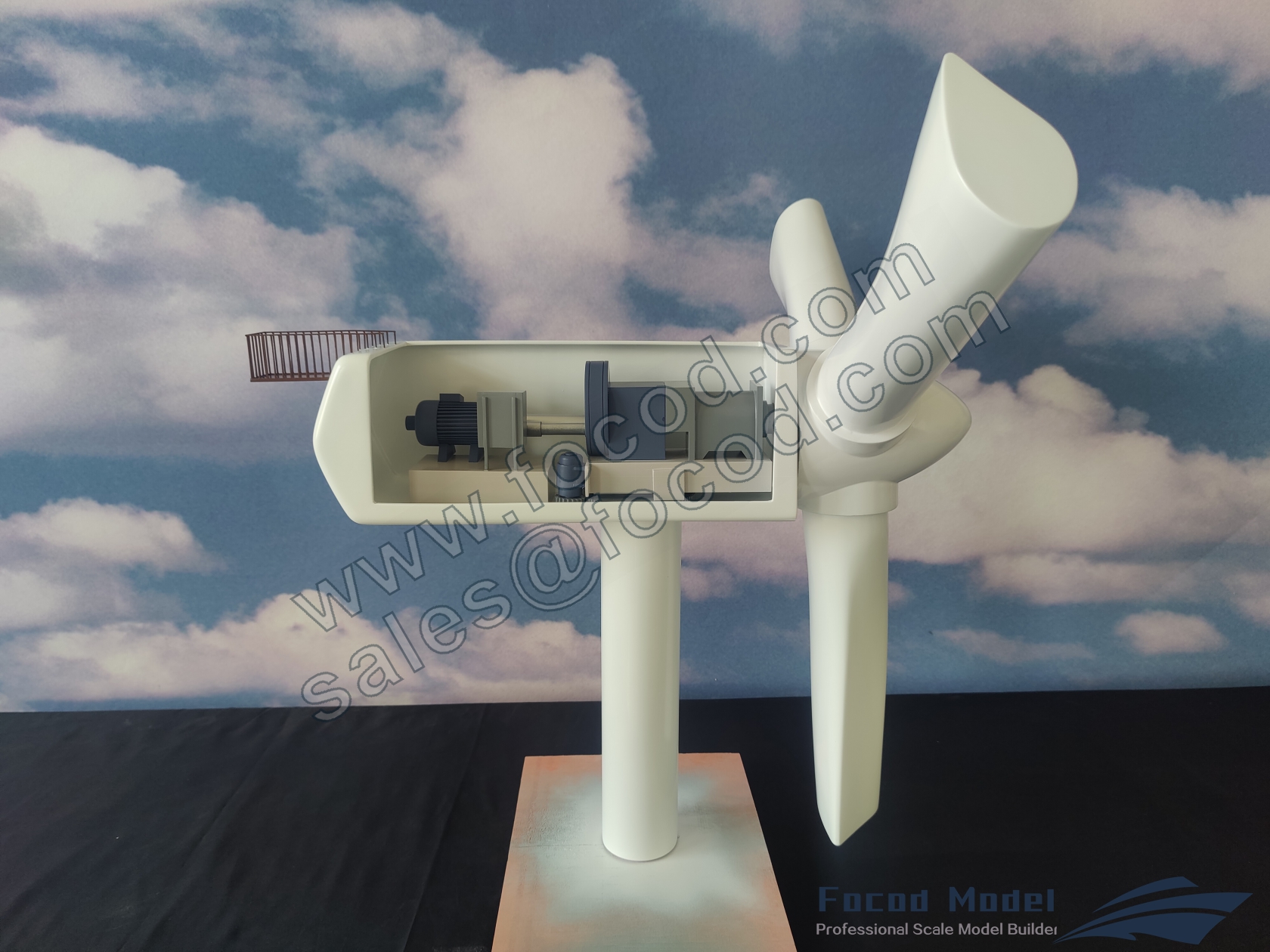 custom made model of nacelle风力发电机